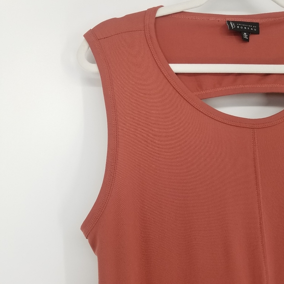 Bobeau Mauve Knit Back Cutout Daisy Dress - Picture 5 of 7